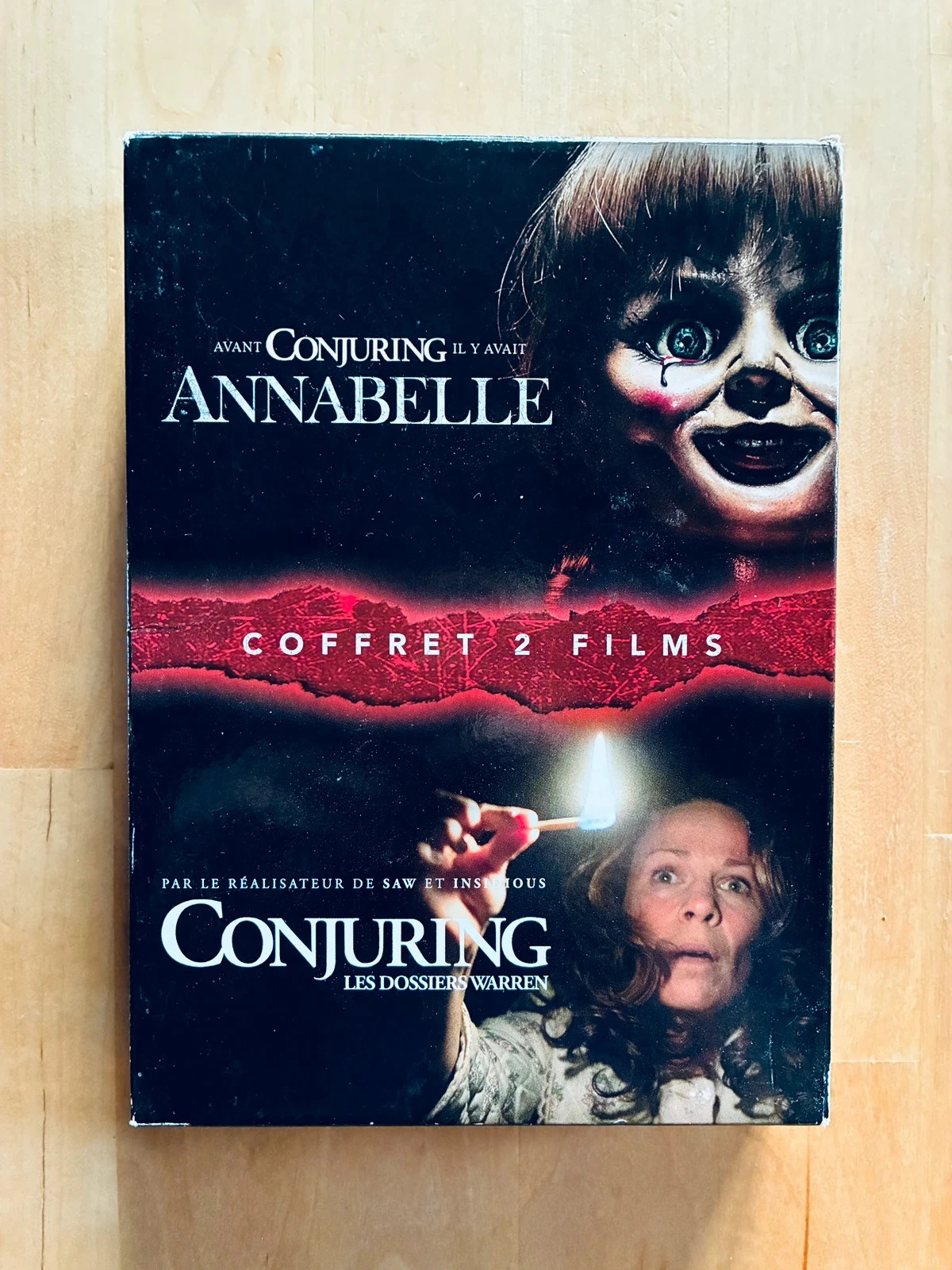Coffret 2 DVD Conjuring et Annabelle.